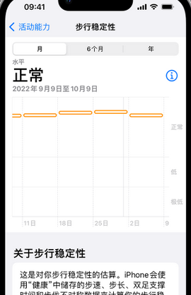 子洲iPhone手机维修如何在iPhone开启'步行稳定性通知'