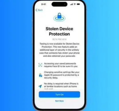 子洲苹果授权维修店分享被盗设备保护功能开启方法 
