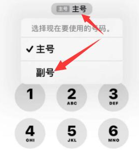 子洲苹果14维修店分享iPhone 14 Pro Max使用副卡打电话的方法 